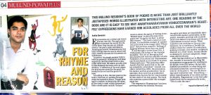 Ananth V Times Of India Interview BOOK Publication